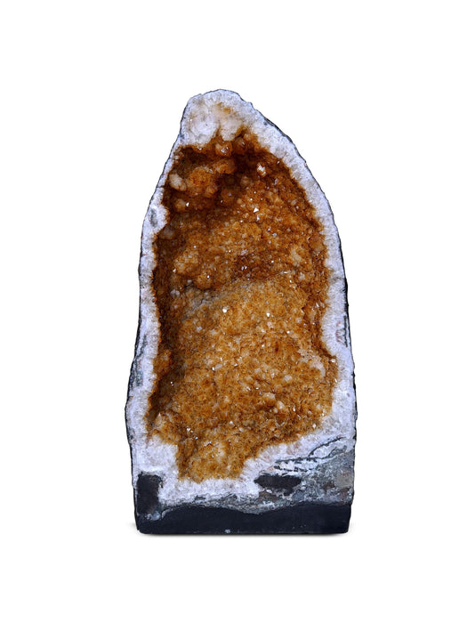 Citrine Standing Geodes, Citrine Cave, Crystal Stone, Meditation, Home Decor