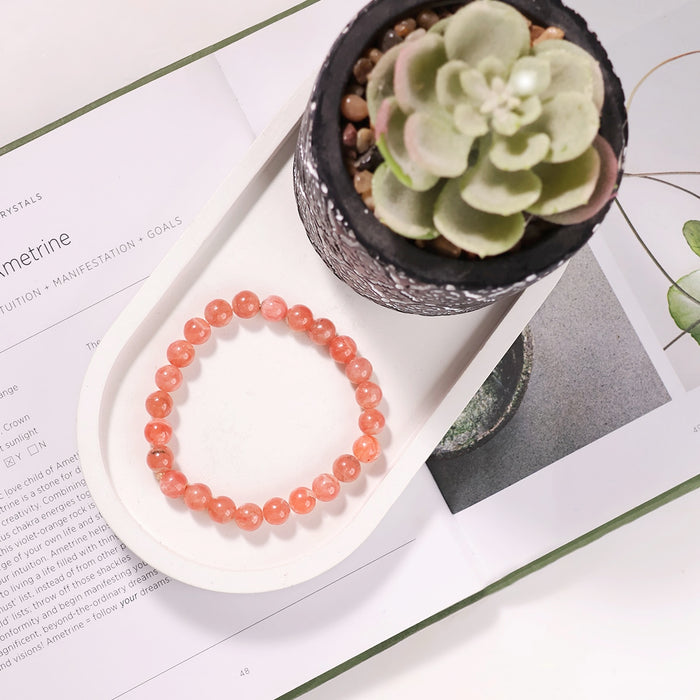 Jelly Rhodochrosite Bracelet