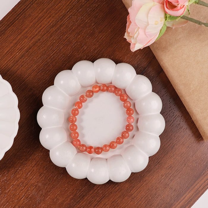 Jelly Rhodochrosite Bracelet