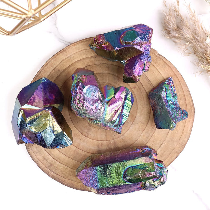 Titanium Aura Quartz: Benefits, Healing Properties, and Uses