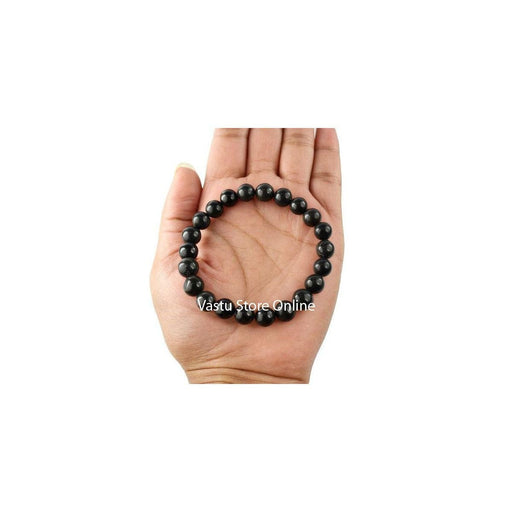 Black Agate Round Crystal Bracelet in India, US, UK, Australia, Europe