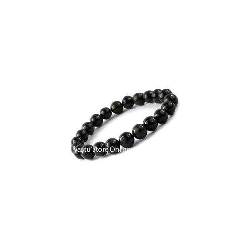 Black Agate Round Crystal Bracelet in India, US, UK, Australia, Europe