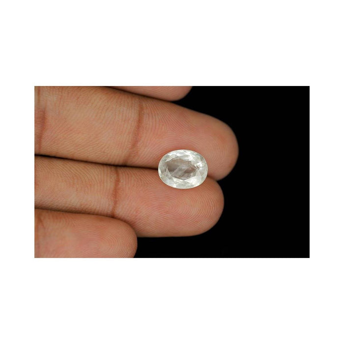 Natural White Sapphire - 8 in India, US, UK, Australia, Europe